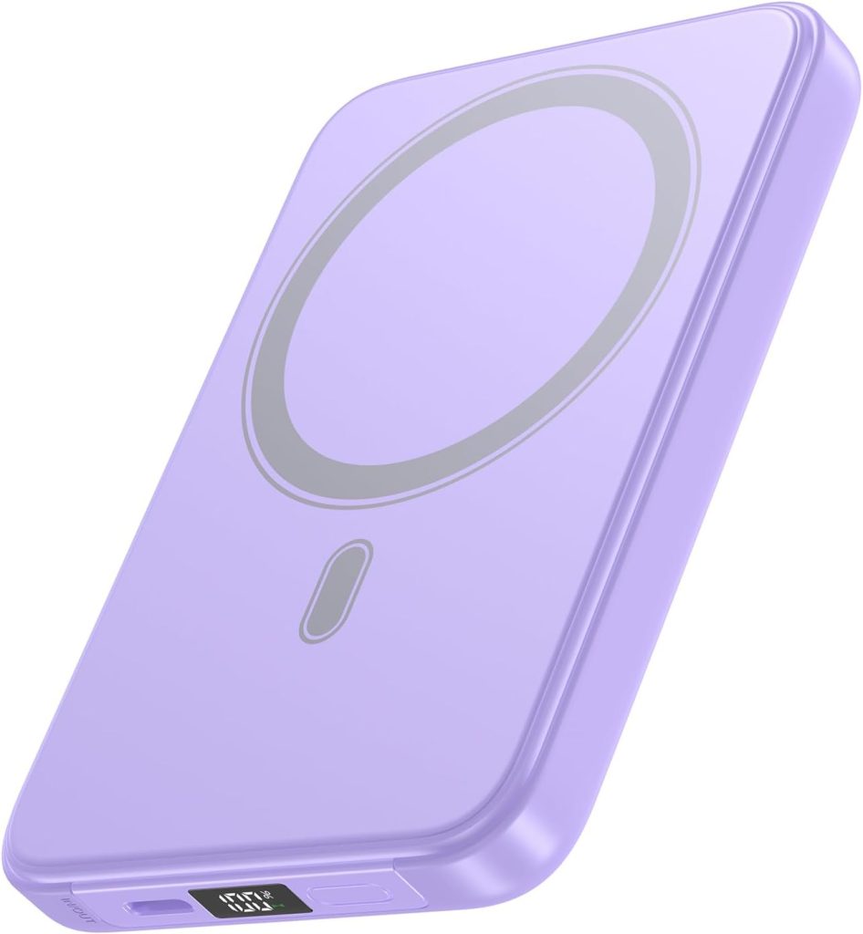 A ADDTOP Magnetic Portable Charger Slim 10000mAh - 15W Wireless Power Bank with USB-C Cable - 20W PD Fast Charging Battery Pack Compatible with iPhone 18/17/16/15/14/13/12 Pro Max Series