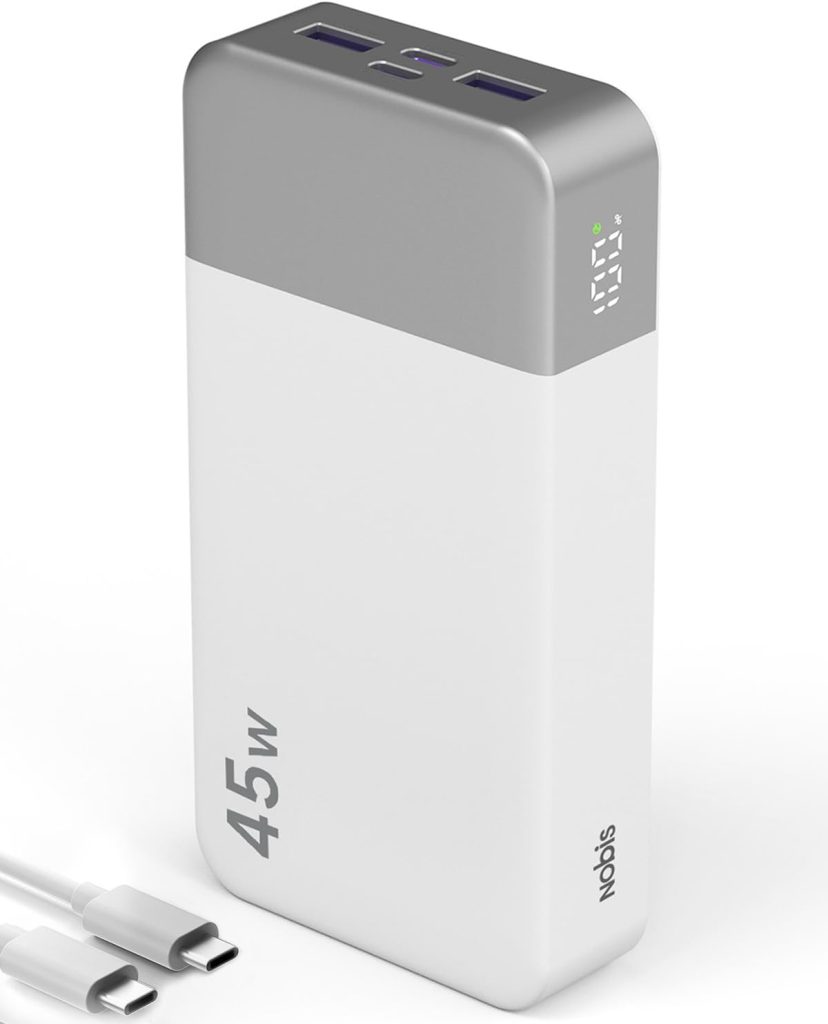 NOBIS 45W 20000mAh Portable Charger Power Bank Fast Charging