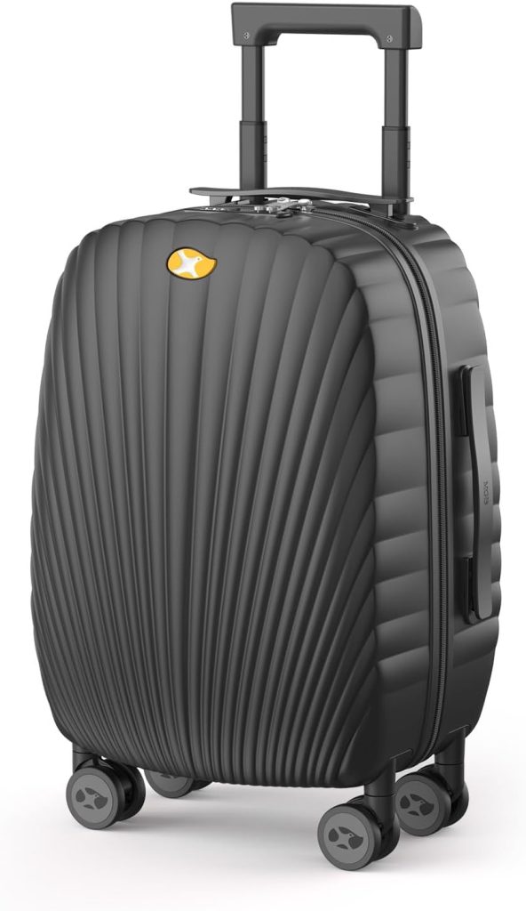 MGB Carry On Luggage with Wheels Hardside PC Material Rolling Suitcase