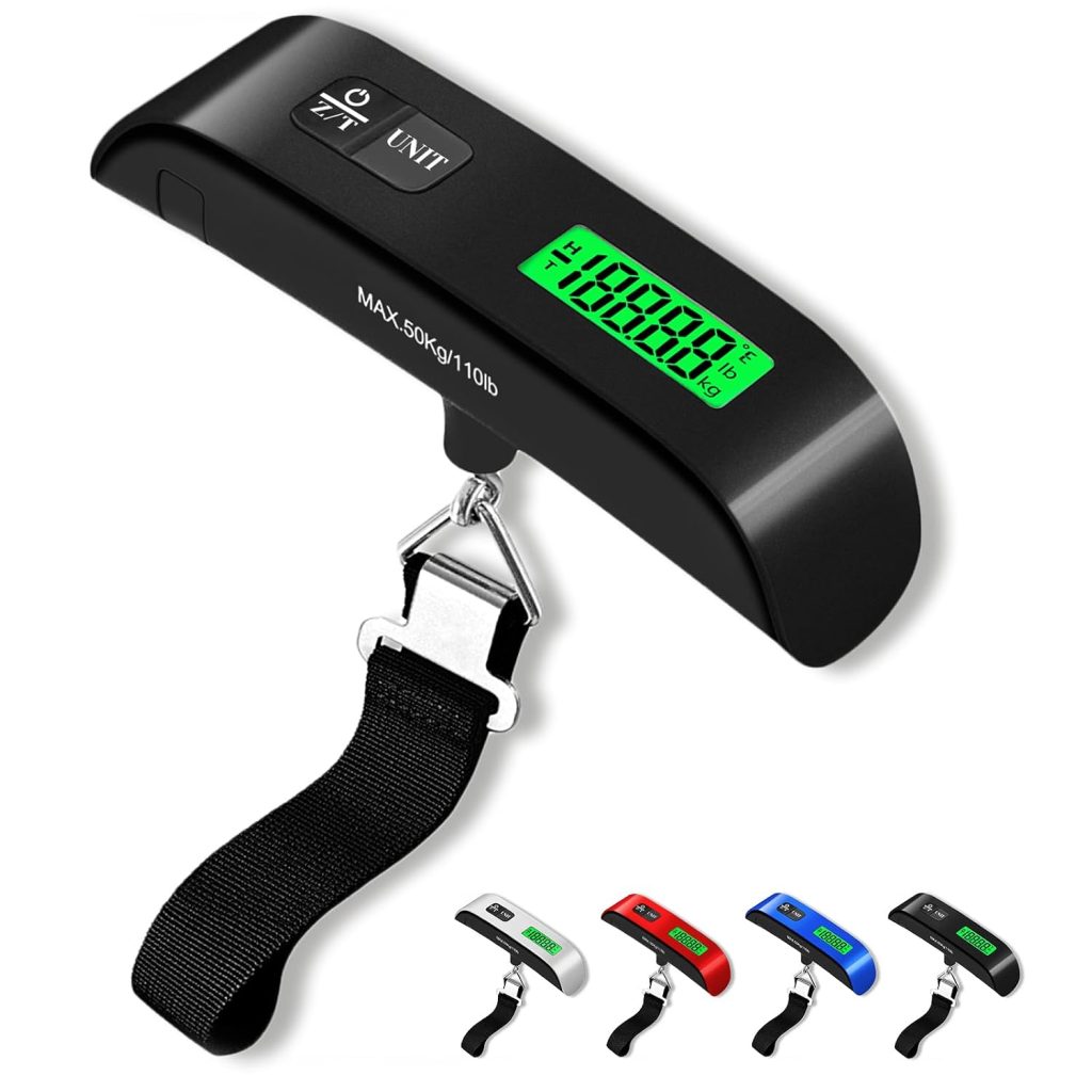 Luggage Scale, 110lb/50kg Portable Luggage Weight Scale,  Black
