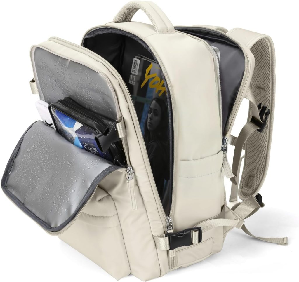 WONHOX Travel Backpack for Women,Personal Item Travel Bag,Carry on Backpack
