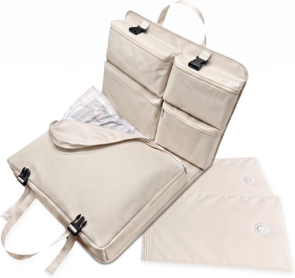 Packing Cubes for Travel, Suitcase Organizer, 2 Compression Bags