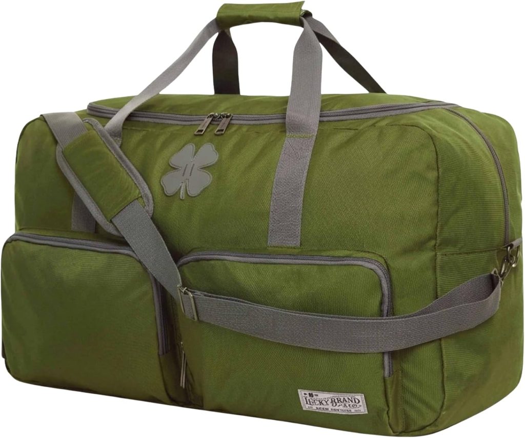 Lucky Brand Large Duffle Bag for Travel, Foldable Weekender Duffel bag