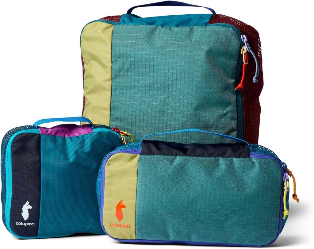 Cotopaxi Cubo Packing Travel Bundle Del Dia, Random Color, One Of A Kind, No Cubes Are The Same