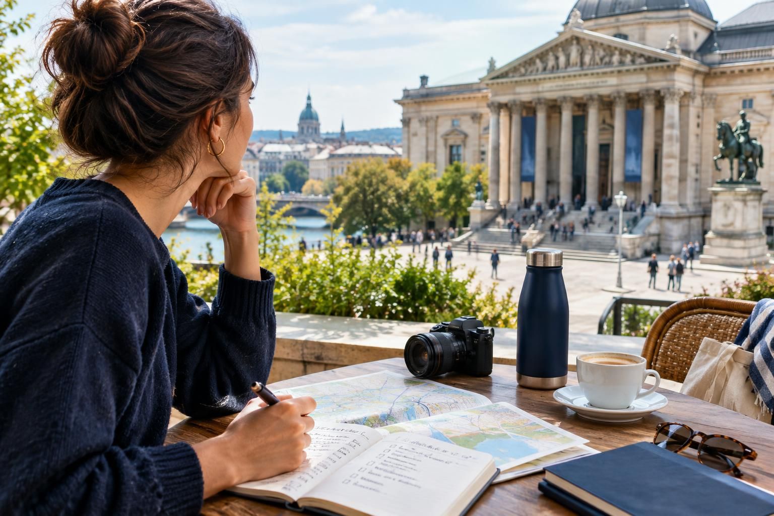AI-generated travel illustration for How to Plan a Museum-Focused City Break Without Museum Fatigue