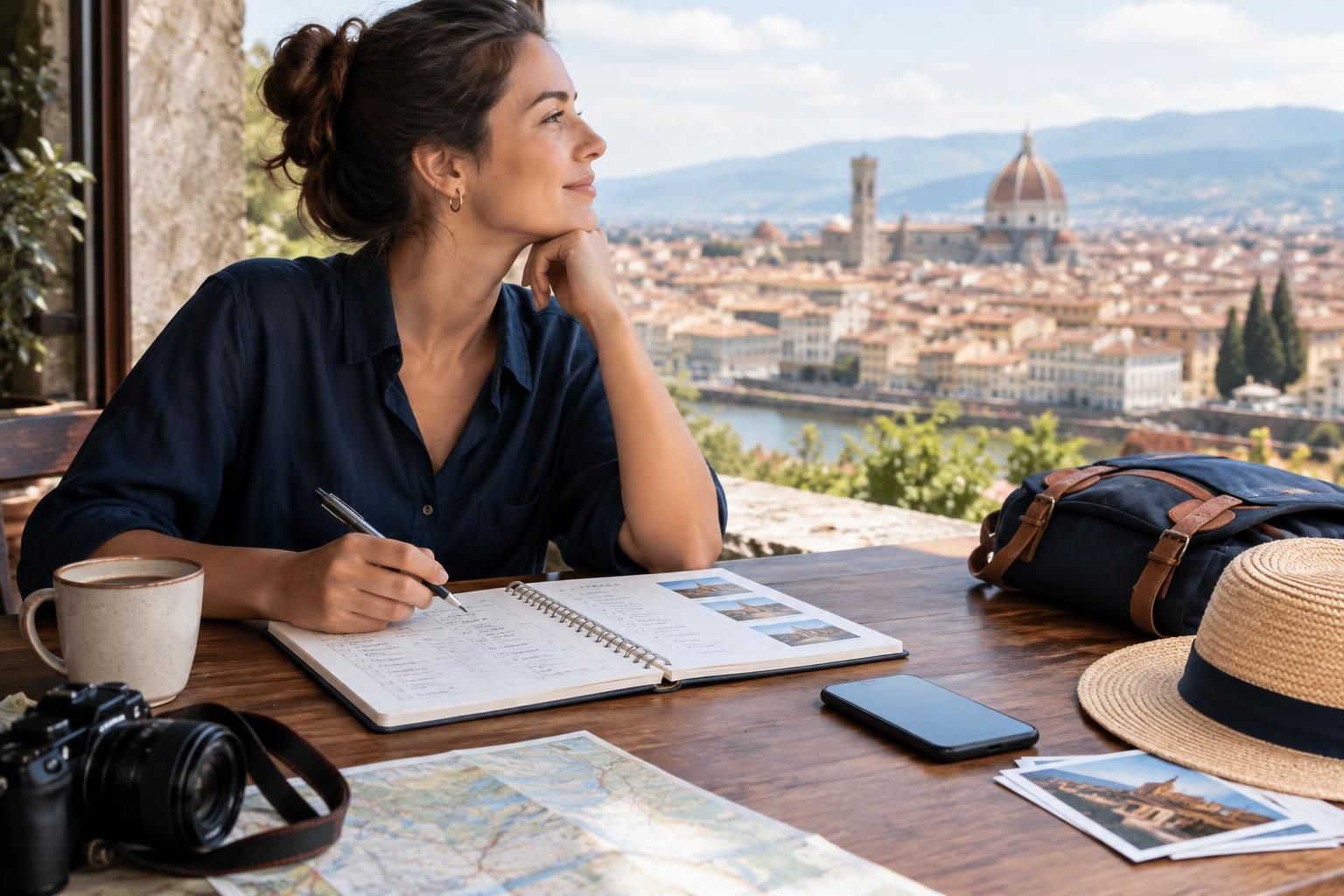 AI-generated travel illustration for How to Choose the Right Trip Length for Your Destination