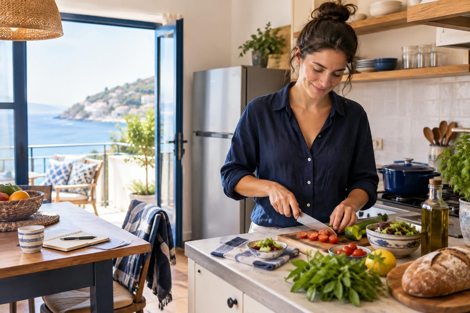 AI-generated travel illustration for How to Plan a Self-Catering Trip Without Spending It in the Kitchen